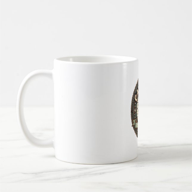 Mug Chat Cola Chat Étiquette de Boisson Gazeuse Chat V (Gauche)