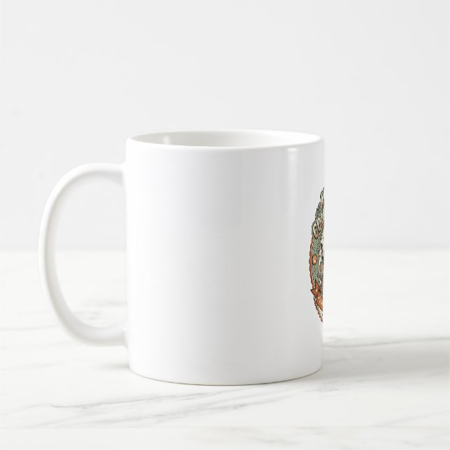 Mug Chat Collectionneur D'antiquités Chat Collectionne (Gauche)