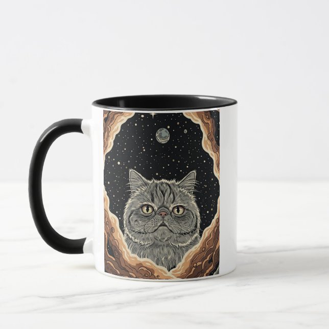Mug Chat Cosmique (Gauche)