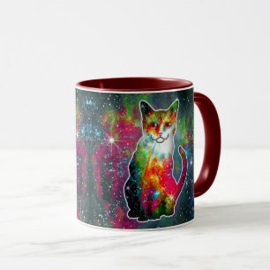 Mug Chat cosmique Omega