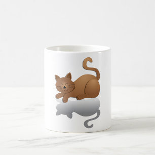 Mug Chat couché