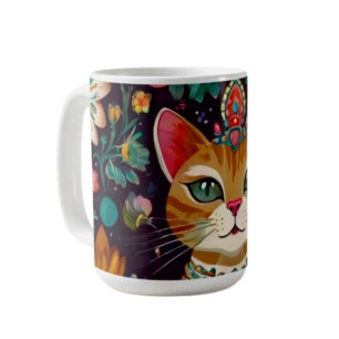 Mug Chat couronné bijou