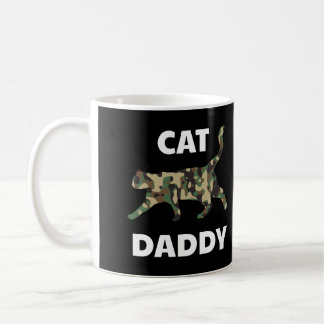 Mug Chat Daddy Camouflage Funny Papa Propriétaire d'an