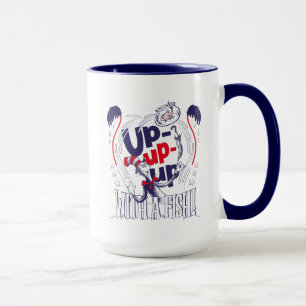 Mug Chat dans le Casquette   Montez Avec Un Poisson