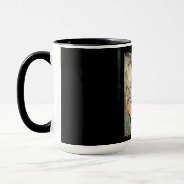 Mug Chat dans le style japonais (Gauche)