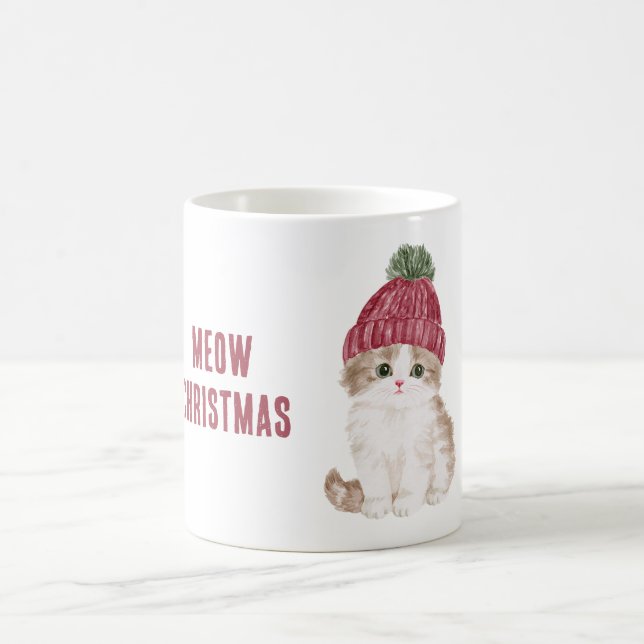 Mug Chat Dans Un Noël Au Chapeau (Centre)
