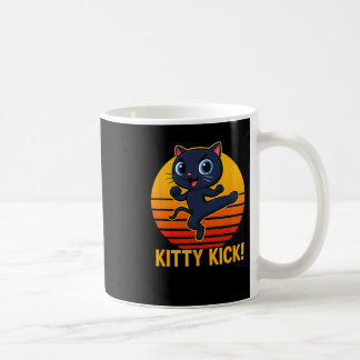 Mug Chat de arts martiaux Karaté Coup de pied Kitty Ré