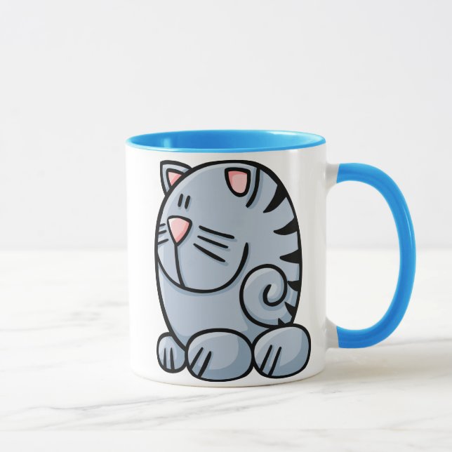 Mug Chat de bande dessinée (Droite)