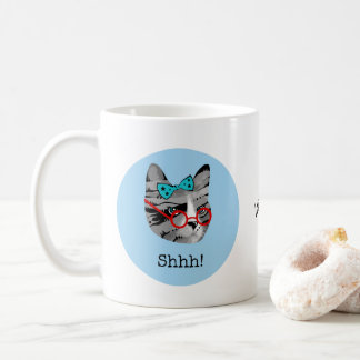 Mug Chat de bibliothécaire