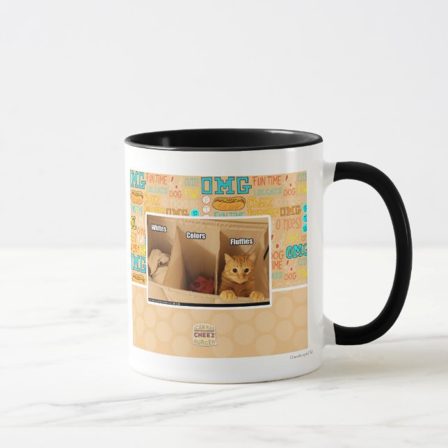 Mug Chat de blanchisserie (Droite)