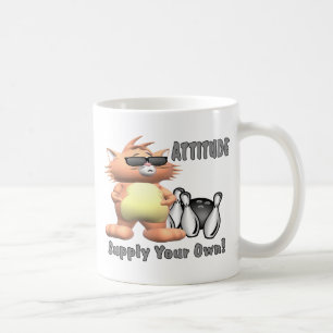 Mug Chat de bowling : Attitude