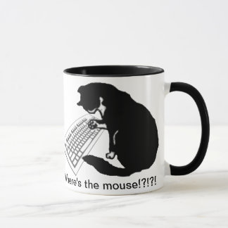 Mug Chat de dactylographie
