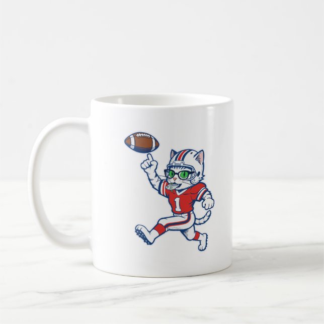 Mug Chat de foot drôle (Gauche)