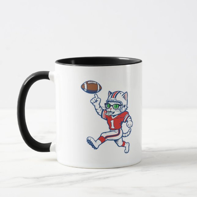 Mug Chat de foot drôle (Gauche)