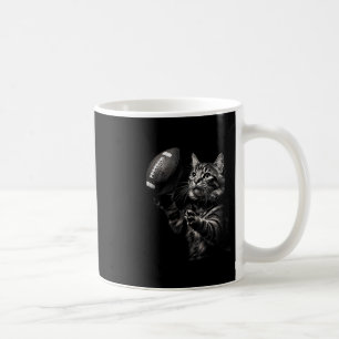Mug Chat de football Drôle Américain Football Kitten F