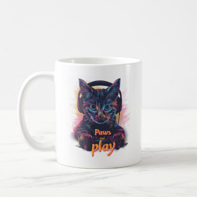 Mug Chat de joueur niveau supérieur (Gauche)
