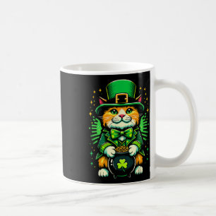 Mug Chat de la Saint-Patrick Lutins Chat Irlandais Trè