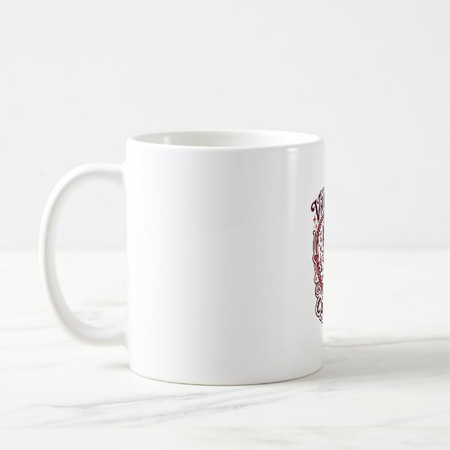 Mug Chat de la Saint-Valentin Dessin drôle pour amateu (Gauche)