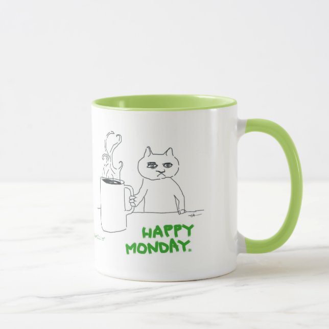 Mug Chat de lundi comique (Droite)