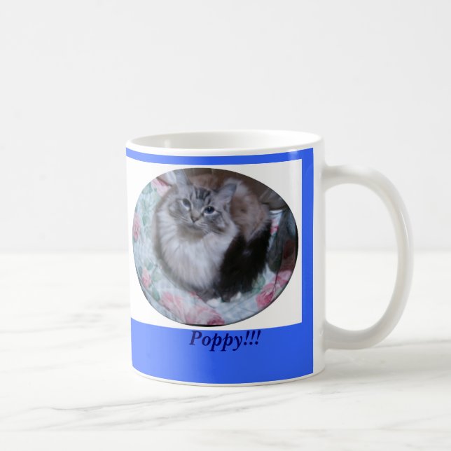 Mug Chat de Lynx Mitted Ragdoll de joint, pavot ! ! ! (Droite)