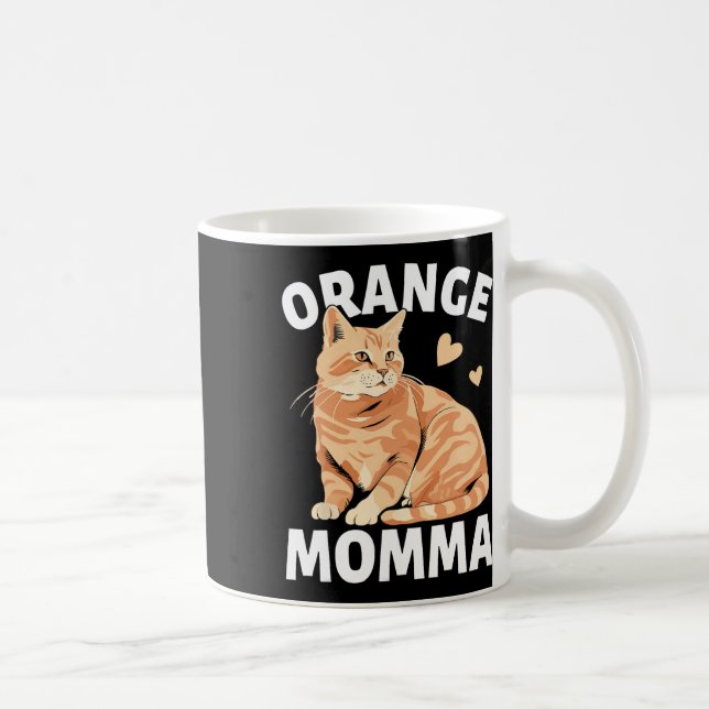 Mug Chat de Mamma orange Amoureux de les chats mignons (Droite)