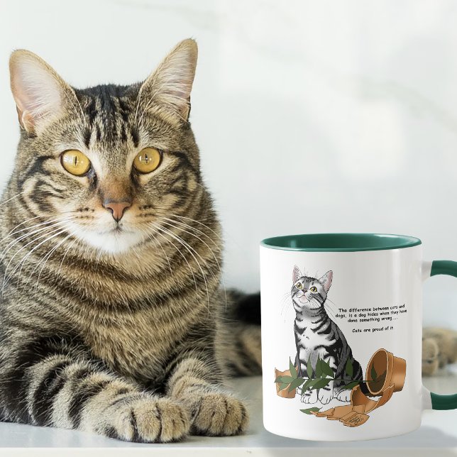 Mug Chat de méfaits végétaux (Créateur téléchargé)
