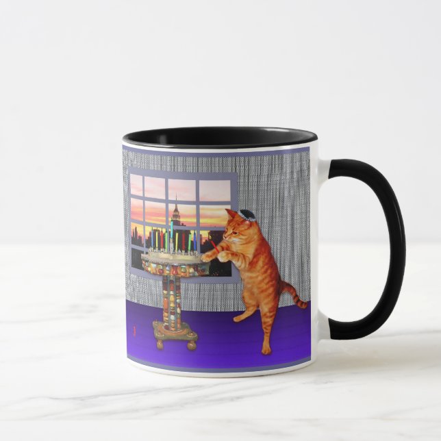 Mug Chat de Menorah (Droite)