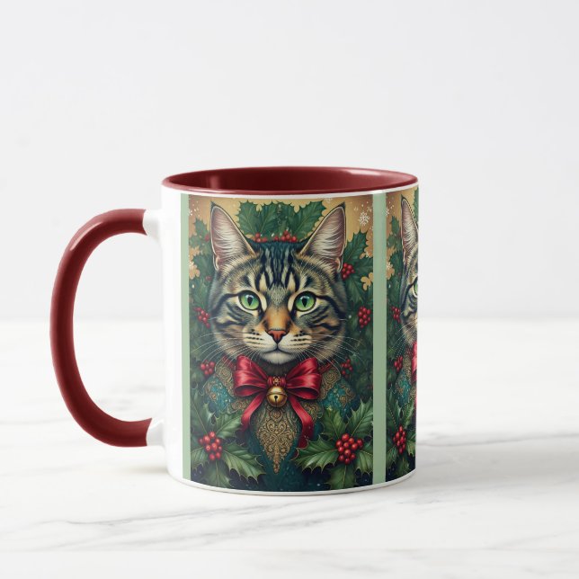 Mug Chat de Noël 2024 (Gauche)