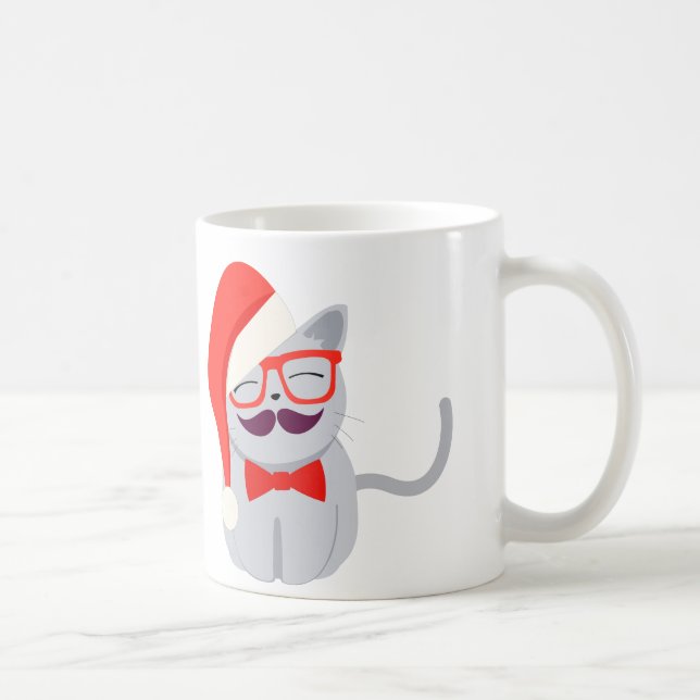 Mug Chat de Père Noël (Droite)