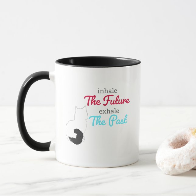 Mug Chat de santé mentale (Avec donut)