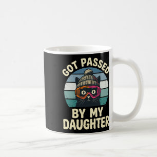 Mug Chat de ski Rétro Vintage Fait du Vélo Avec Ma Fil