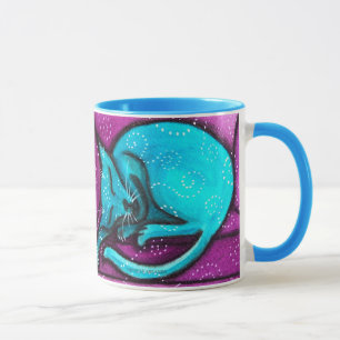 Mug Chat de sommeil sur le sofa