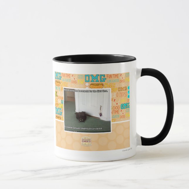 Mug Chat de sous-sol, légèrement désorienté (Droite)