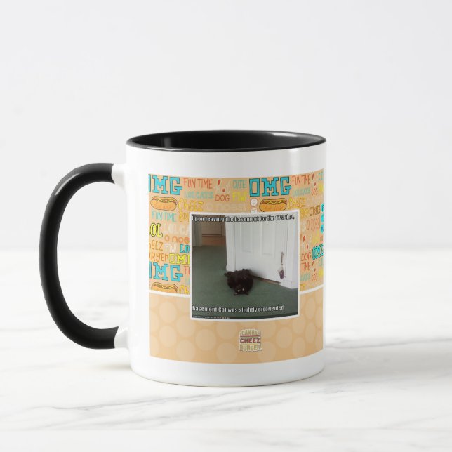 Mug Chat de sous-sol, légèrement désorienté (Gauche)