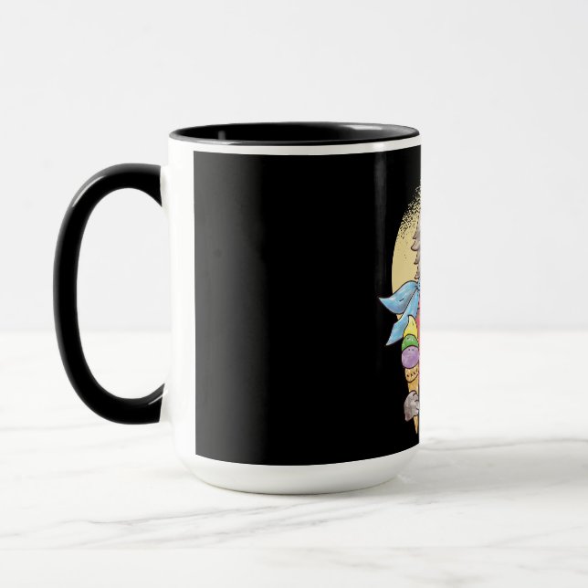 Mug Chat de style Rockabilly (Gauche)