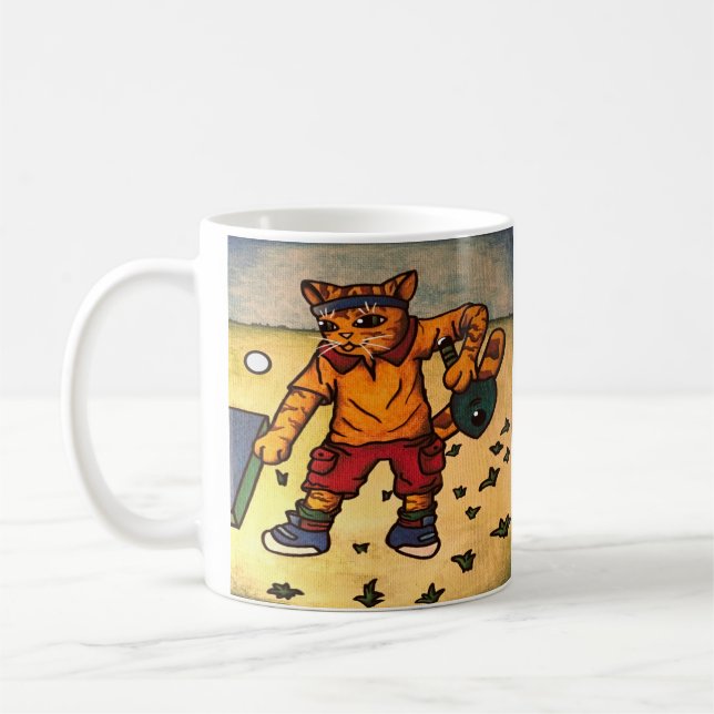Mug Chat de tennis de table (Gauche)