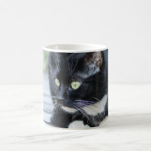 Mug Chat de Tuxedo noir et blanc