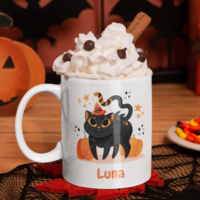 Mug Chat d'Halloween (Créateur téléchargé)