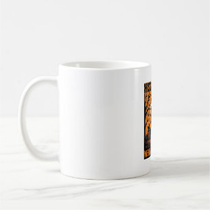 Mug Chat d'Halloween Miaou Maison de Sorcière Vintage