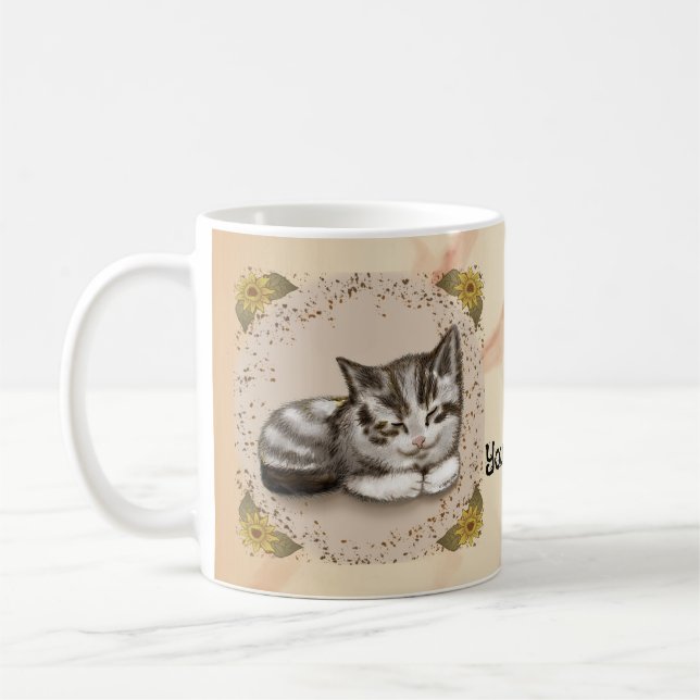 Mug Chat Dormir (Gauche)