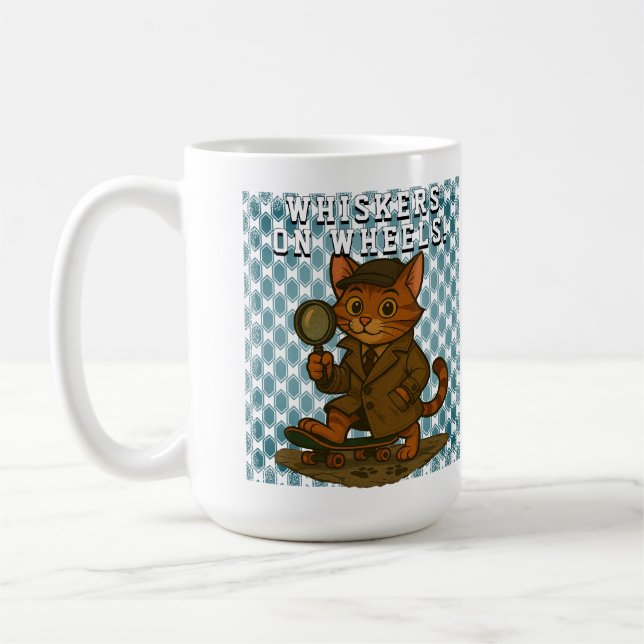 Mug chat drôle (Gauche)