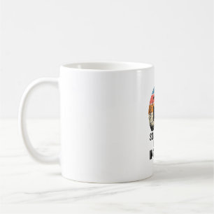 Mug Chat drôle à l'intérieur Design vintage pour amate