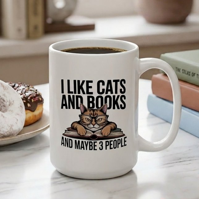 Mug Chat Drôle Antisocial Chaton Introverti Amateur de (Créateur téléchargé)