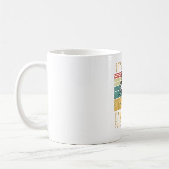 Mug Chat drôle, ça va Je vais bien Tout va bien C (Gauche)