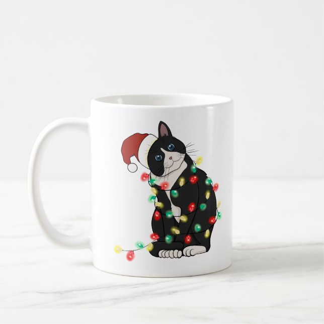 Mug Chat Drôle Cute Catmas (Gauche)
