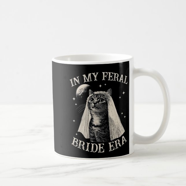 Mug Chat Drôle Dans Mon Mariage Félin Sauvage Fiançail (Droite)
