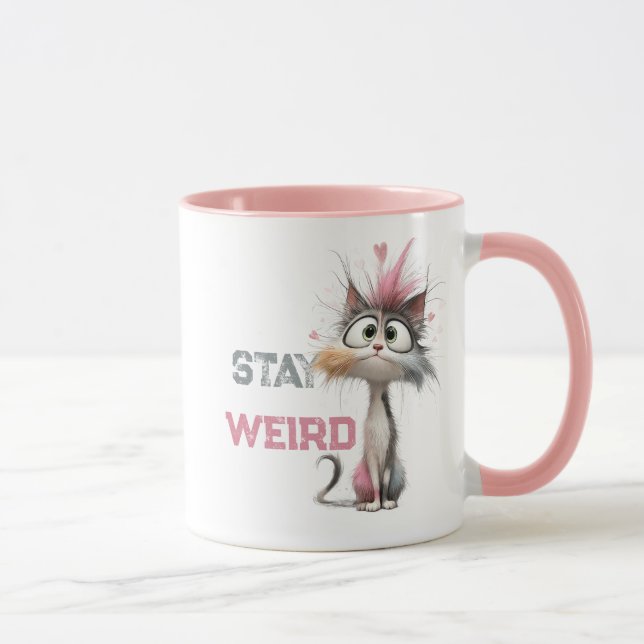 Mug Chat drôle de 50 ans et plus   (Droite)
