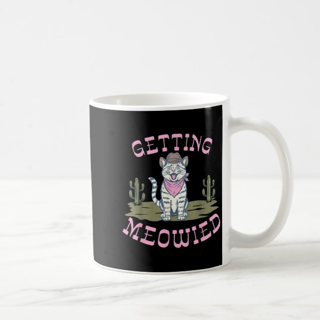 Mug Chat drôle de célibataire à la fête de mariage se  (Droite)