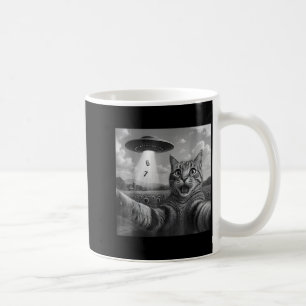 Mug Chat drôle de mème selfie six sept rétro chat 67 A