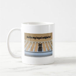 Mug Chat drôle de sujets loyaux